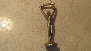 Antique Chrome Canada Nude Bottle Opener - Picture 1 of 2