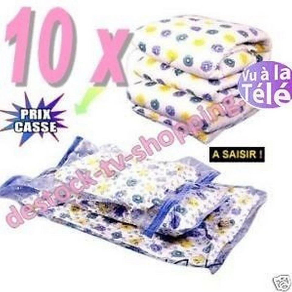 10 HOUSSES DE RANGEMENT SACS SOUS VIDE GAIN 2 PLACE XXL - Photo 1/1