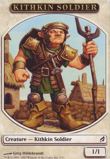 4x Kithkin Soldier Token ~ Lightly Played Lorwyn MTG Magic x4 4 UltimateMTG Play - Image 1 of 1