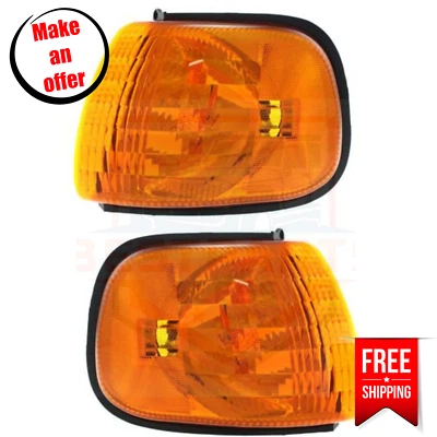 角落灯 2 件套左右适用于 1999 - 2003 道奇 Ram 1500/2500/3500 Van Base — 第 1/4 张图片