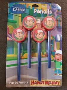 Handy Manny Pencils Party Favors 4 Ct. Disney Hallmark NIP - Picture 1 of 2