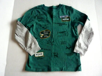 Camiseta Carter's KID Niños Talla 6 DINOSAURIO Manga Larga Algodón Foto 1 de 4