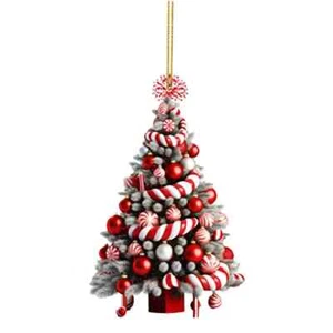 NEW Christmas Candy Cane Pendant Hanging Ornament Xmas Tree Party Decoration A4 - Picture 1 of 1