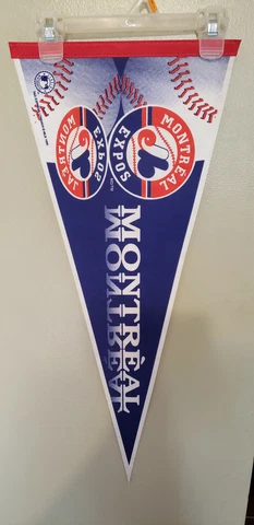 MONTREAL EXPOS MLB FELT PENNANT WITH HOLDER 11/28/21 Cover