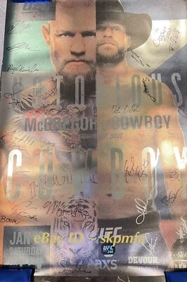 UFC Poster Conor McGregor  246 SBC MCGREGOR  #32/125 💯 Official Merch 🥊 Signed - Image 1 of 4