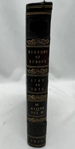 History Of Europe 1789 to 1815 Sir Archibald Alison Vol. IV 1854 9th Edition - Picture 1 of 14