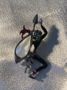 African Dancer Vintage Brooch From Estate Sale - Picture 1 of 6