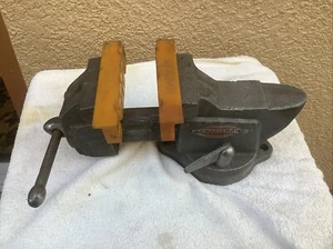 Vintage Craftsman Model 5176 Bullet Nose 3 1/2" Mechanics - W/Wilton Soft Pads - Picture 1 of 11