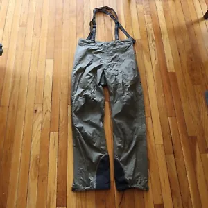 New Patagonia Mars Military Stretch Micro Burst Rain Pants Mens 34 Alpha Green - Picture 1 of 23
