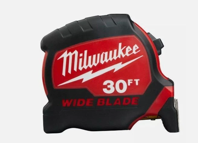 Milwaukee 30 Ft. Wide Blade Tape Measure 48-22-1230 NEW - Image 1 of 1