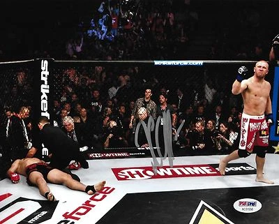 Foto firmada por Sergei Kharitonov 8x10 certificado de autenticidad PSA/DNA StrikeForce Pride foto automática Foto 1 de 4