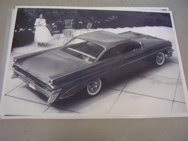 1959 PONTIAC CATALINA 2DR HARDTOP 12 X 18 LARGE PICTURE / PHOTO  - Imagem 1 de 1