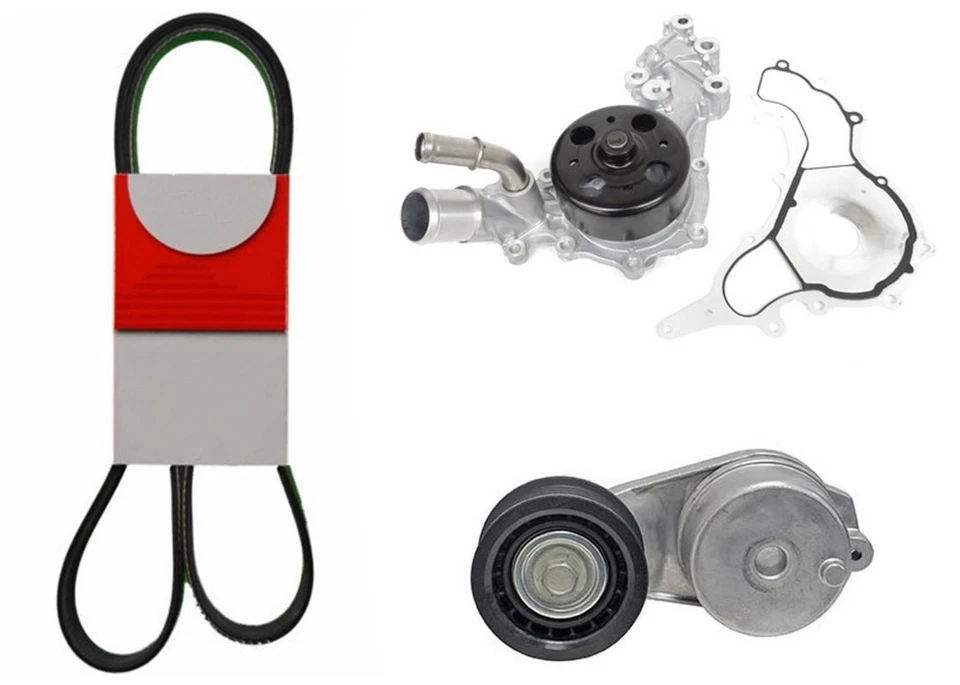 Engine Belt Engine Belt Tensioner Water Pump Fits Chrysler Pacifica 2017-2023 - Image 1 of 4