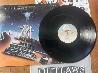 The Outlaws Ghost Riders Vintage Vinyl LP 1980 Arista All Inserts VG - Image 1 of 4