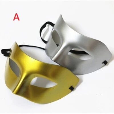 Máscara de Mascarada Simple Disfraz de Fiesta Halloween Juegos con disfraces de colección media cara Foto 1 de 2