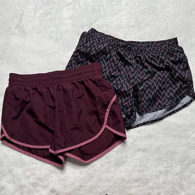 Lote de 2 Pantalones Cortos de Natación Antiguos Azul Marino/Atletismo Multicolor Talla Pequeña Para Mujer’s Foto 1 de 4