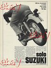 1966 Suzuki X-6 Hustler Ad Motorcycle Solo Vintage Advertisement 66 X6 X 6