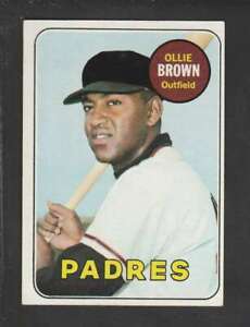 1969 Topps #149 Ollie Brown EX/EX+ Padres 163269