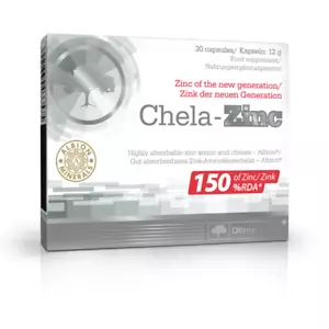 OLIMP CHELA ZINC amino acid chelate for immune system, bones, skin 30 capsules - Picture 1 of 1