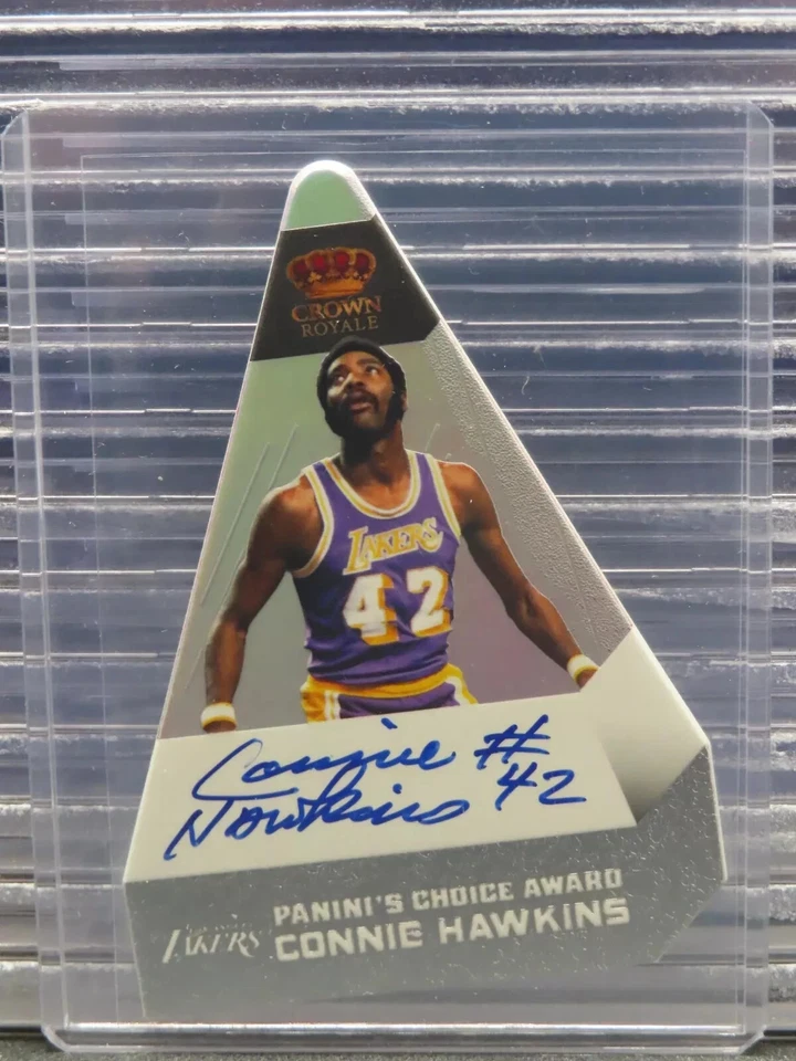 2011 Panini Crown Royale Connie Hawkins Panini Choice Award Die-Cut Auto #22/25 - Image 1 of 2