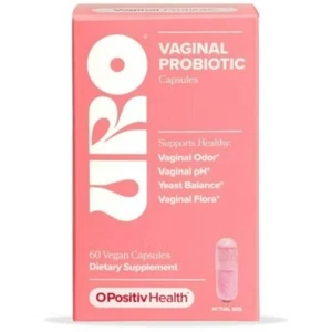 URO Vaginal Probiotic for Women with pH & Yeast Balance Support - 60ct - Picture 1 of 8