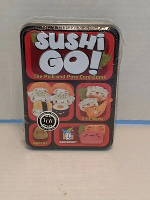 Sushi Go The Pick And Pass Card Game 2-5 Players Tin *NEW SEALED* - Image 1 of 4