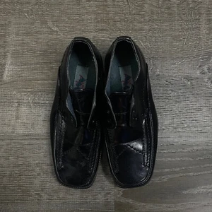 Scarpe bambino Alberto Morini nere eleganti senza lacci taglia 6 M - Foto 1 di 4