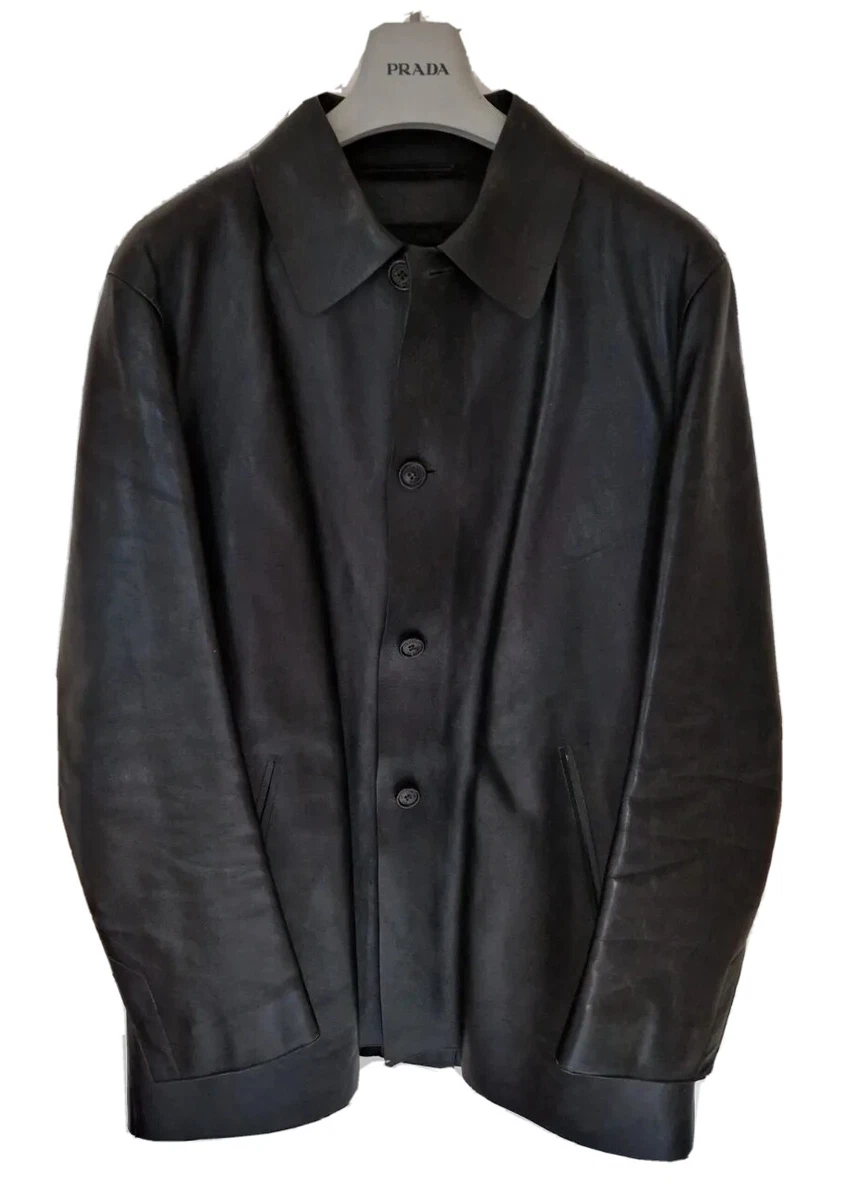 PRADA Leather Outer Shell Jackets for Men for Sale | Shop New