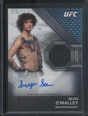 2020 Topps Knockout UFC Sean O'Malley #KAR-SOM Relic Auto /80 - Image 1 of 2