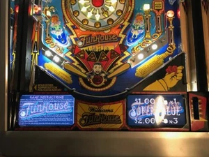 Fun House FH Pinball Machine Custom Made Glowing Instruction Card Light Up Kit - Picture 1 of 12
