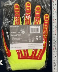 HexArmor Rig Lizard 2091 Size: 11/XXL Cut Resistant Warmth Gloves ONE PAIR - Picture 1 of 4