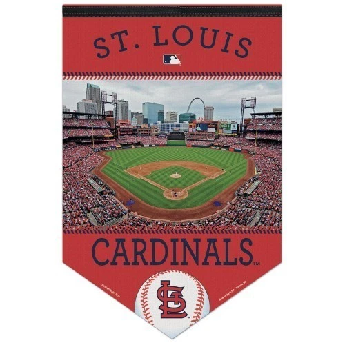 ST. LOUIS CARDINALS ~ Large Premium Busch Stadium 17x26 Felt Banner Pennant - Image 1 of 1