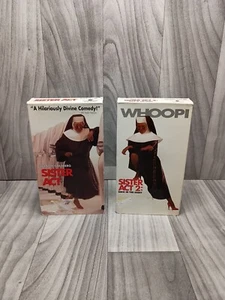 Sister Act, And Sister Act 2 VHS Bundle Whoopi Goldberg Same Day Shipping!!!!!!! - Picture 1 of 6