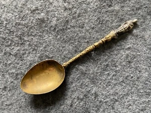 Vintage Souvenir Spoon with a Statue on the Tip - Picture 1 of 2