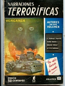 NARRACIONES TERRORISTAS #39, Horror Pulp, Ed. Molino, 1943 - Imagen 1 de 1