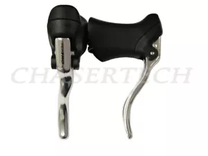 Tektro RL340 Road Bike Aero Brake Levers Silver 1 Pair - Picture 1 of 1