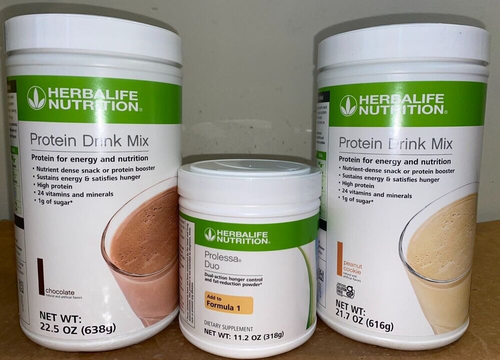 Herbalife Weight Loss Combo - Prolessa 30 Days F1 Healthy Meal - Protein Drink