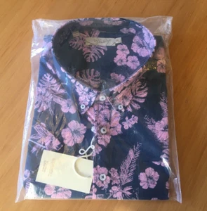NEW WILLIAMS&BROWN SSL FLORAL MEN'S SHIRT SIZE 3XL - Picture 1 of 15