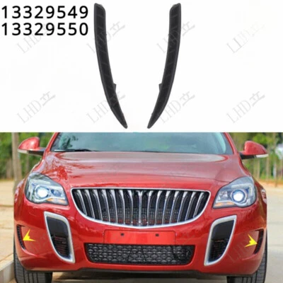 1 Pair LH+RH Front Bumper Trim Molding Strip Fit For Buick Regal GS 2012-2017. - Imagem 1 de 4