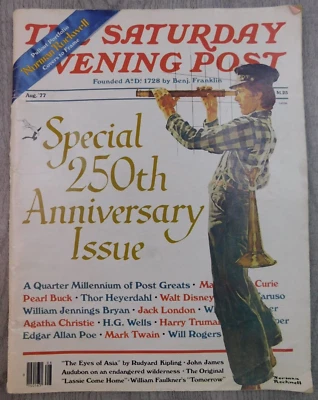 The Saturday Evening Post Special 250th Anniversary AUG 1977 Vintage Magazine - Image 1 of 4
