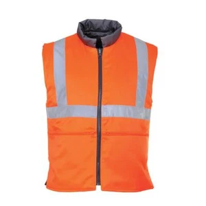 PORTWEST Hi-Vis Reversible Bodywarmer RT44 - Picture 1 of 2