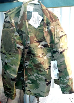 US ARMY OCP MultiCam Combat Uniform Top Insect Shield Coat / Trousers Small Reg - Image 1 of 4