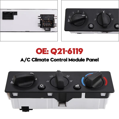 A/C Climate Control Module Panel Q21-6119 for Peterbilt Truck - Image 1 of 4