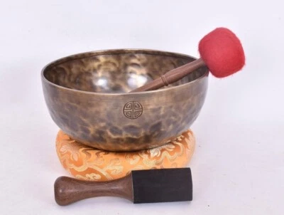 12" Full Moon Singing Bowl, Handmade Tibetan Singing Bowl, Healing Singing Bowl - Image 1 of 4