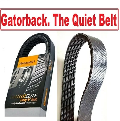 NUEVO Cinturón Serpentine Poly-V The Quiet Belt Gatorback CONTINENTAL ELITE 4050450 Foto 1 de 2