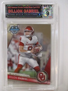 2023 Bowman Chrome Football Base Card #150 Dillion Gabriel Graded TSC - Picture 1 of 2