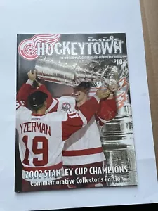 2002 Detroit Red Wings Stanley Cup Champs Commerative Collectors Edit Magazine - Picture 1 of 1