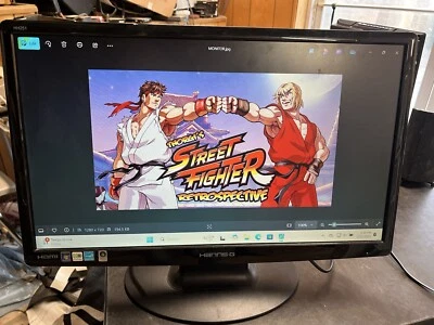 Hannspree HSG1064 Widescreen LCD Monitor gaming computer pc hdmi TESTED - Image 1 of 4