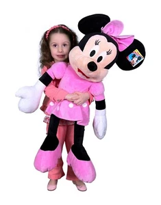 Peluche 80cm Disney Minnie Mouse Classica Rosa Originale Ragazza Bambina - Imagen 1 de 2