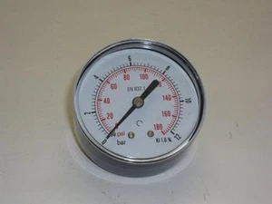 Manometer Air Dn 63 Junction Post.maschio 1/4 " 0-12bar 0-180psi Pressure Gauge - Picture 1 of 1